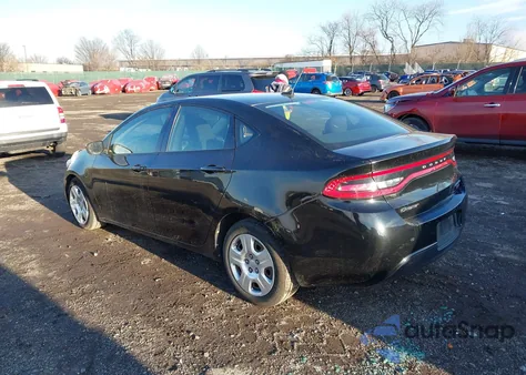 2013 Dodge Dart Aero из США, поврежденный, VIN 1C3CDFAH3DD215285